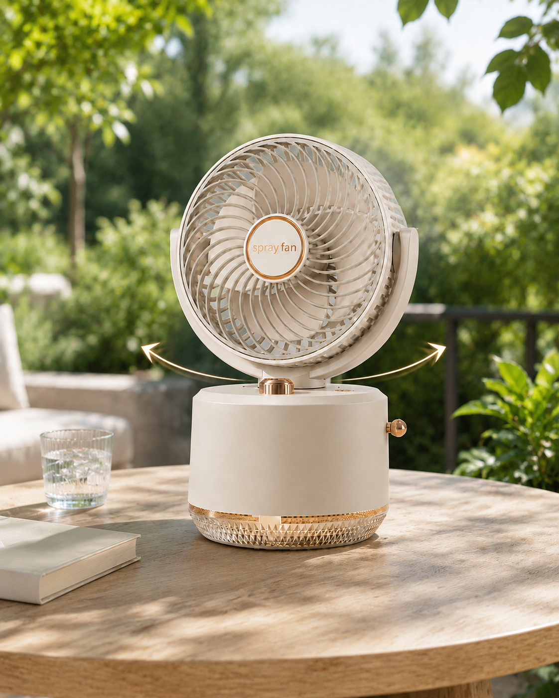 COOLIVA Mist Desk Fan