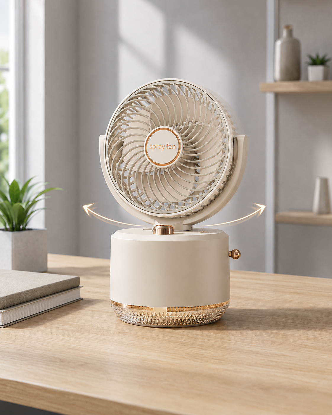 COOLIVA Mist Desk Fan