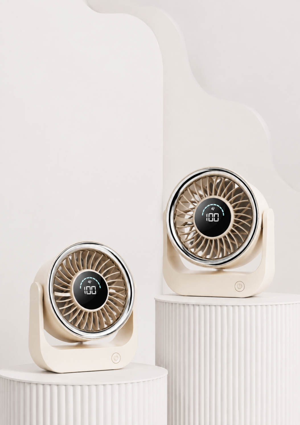 COOLIVA Digital Desk Fan