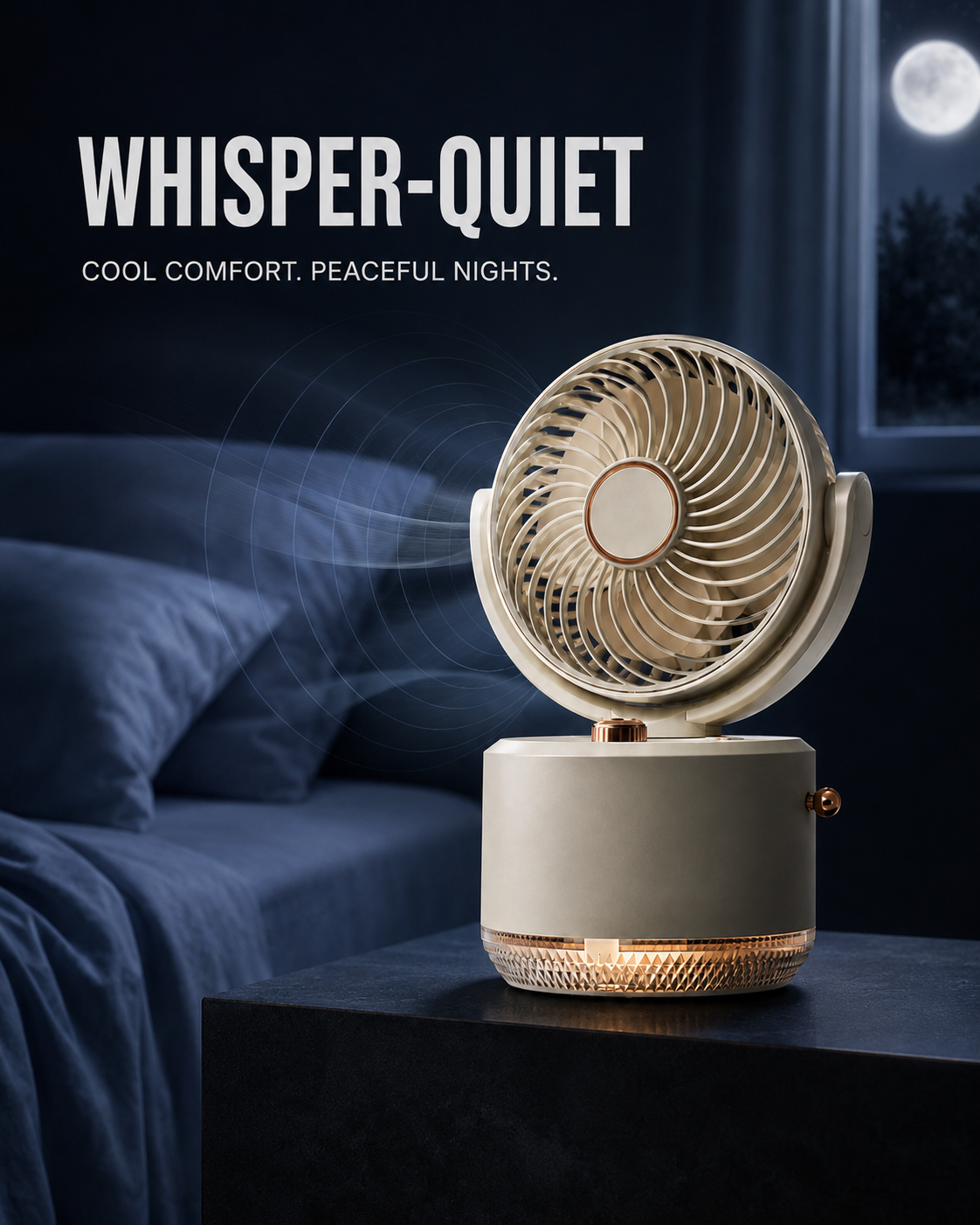 COOLIVA Mist Desk Fan