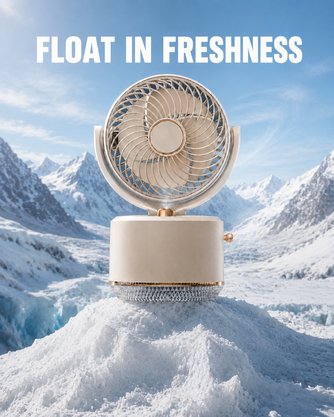 COOLIVA Mist Desk Fan