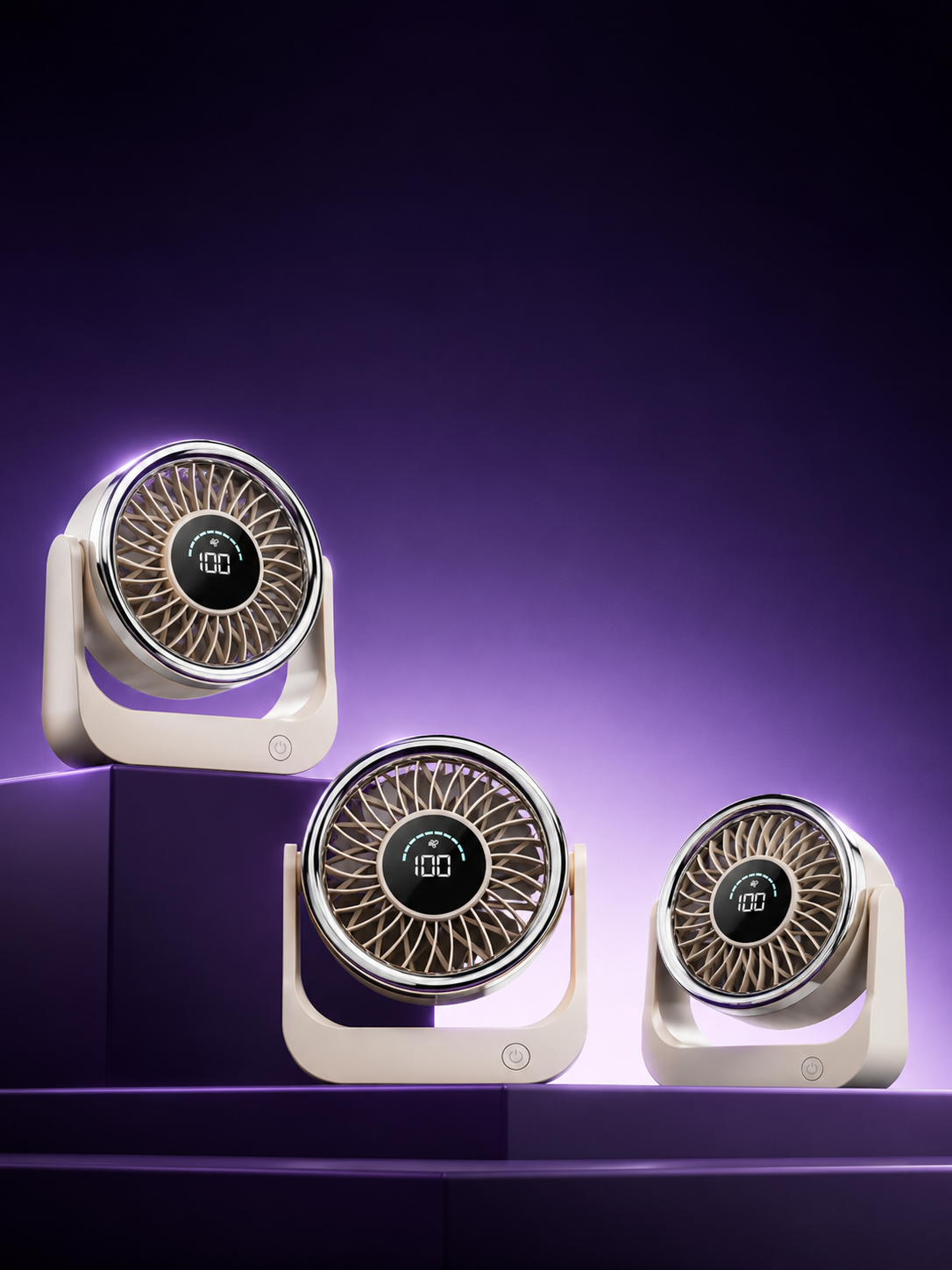 COOLIVA Digital Desk Fan